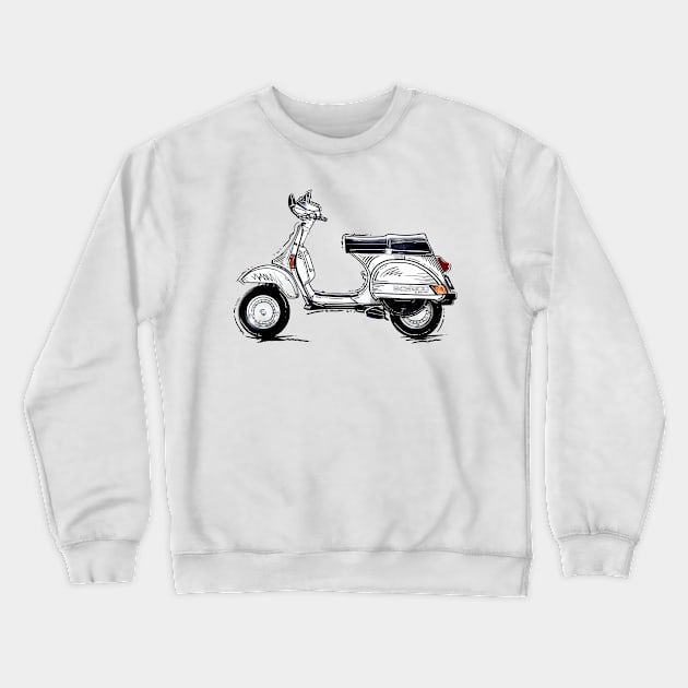 Daddy's scooter Crewneck Sweatshirt by KLASYUS CLAY